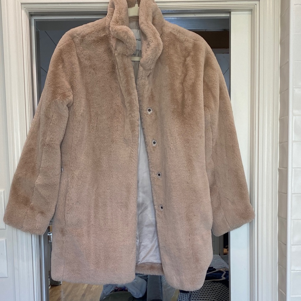 Madewell Faux Fur Coat